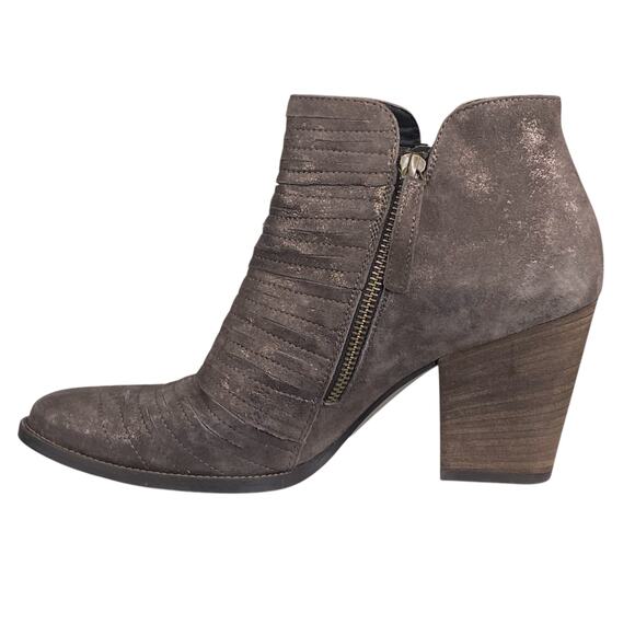 Paul Green Women's Malibu Brown Leather Side Zip Ankle Boot Size 7.5 US 10 - Picture 2 of 13